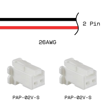 Кабельная сборка PAP-02V-S / PAP-02V-S 26AWG 0,25м