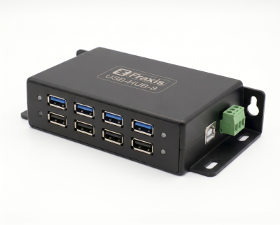 Промышленный USB-концентратор на 8 портов с усиленным питанием