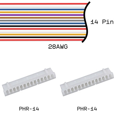 Кабельная сборка PHR-14 / PHR-14 28AWG 0,25м