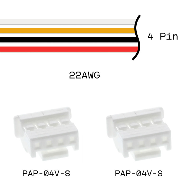 Кабельная сборка PAP-04V-S / PAP-04V-S 22AWG 0,25м