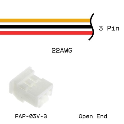 Кабельная сборка PAP-03V-S / Open End 22AWG 0,25м