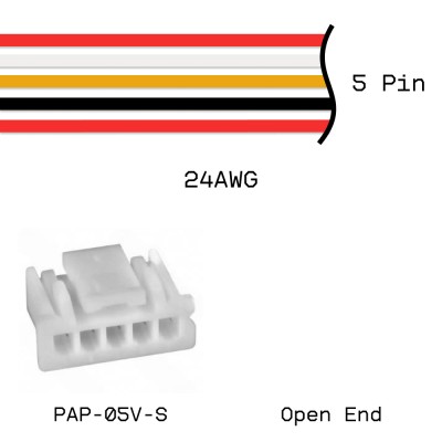 Кабельная сборка PAP-05V-S / Open End 24AWG 0,25м