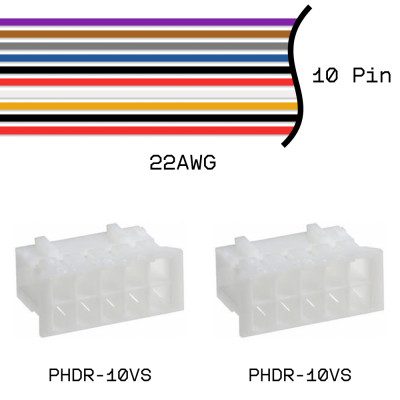 Кабельная сборка PHDR-10VS / PHDR-10VS 22AWG 0,25м
