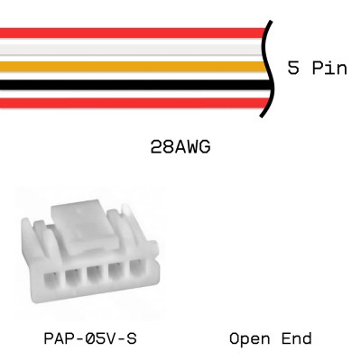 Кабельная сборка PAP-05V-S / Open End 28AWG 0,25м