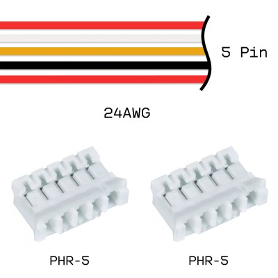 Кабельная сборка PHR-5 / PHR-5 24AWG 0,25м