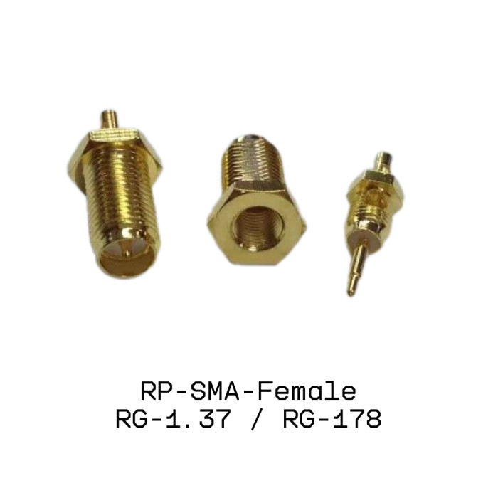 Разъем RP-SMA-Female на кабель RG1.37