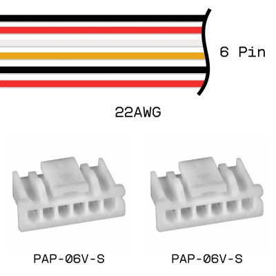 Кабельная сборка PAP-06V-S / PAP-06V-S 22AWG 0,25м