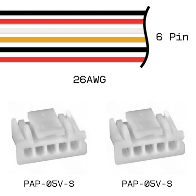 Кабельная сборка PAP-06V-S / PAP-06V-S 26AWG 0,25м