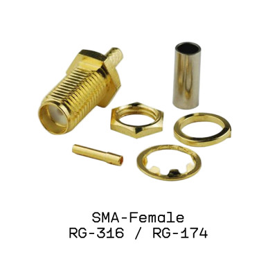 Разъем SMA-Female RG316