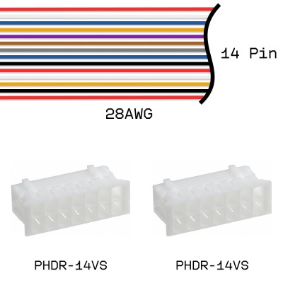 Кабельная сборка PHDR-14VS / PHDR-14VS 28AWG 0,25м