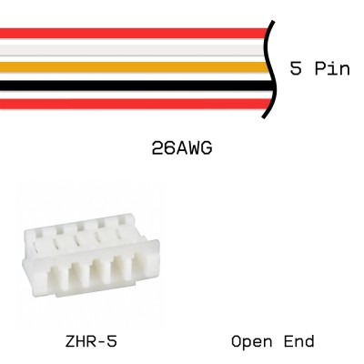 Кабельная сборка ZHR-5 / Open End 26AWG 0,25м