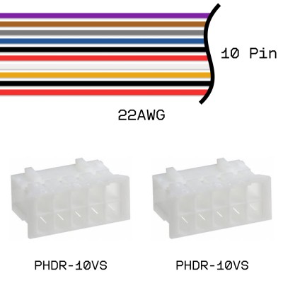 Кабельная сборка PHDR-10VS / PHDR-10VS 22AWG 0,25м