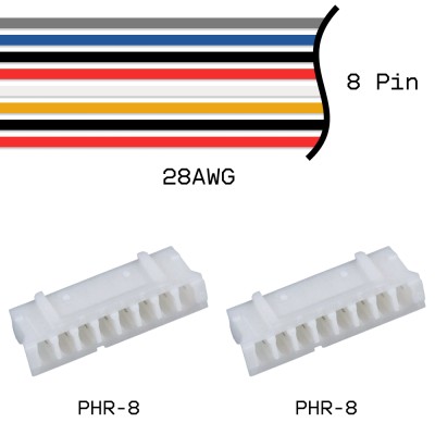 Кабельная сборка PHR-8 / PHR-8 28AWG 0,25м