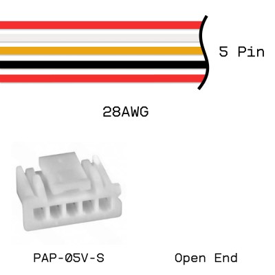 Кабельная сборка PAP-05V-S / Open End 28AWG 0,25м